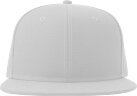 Бейсболка "SNAP BACK-S", 6 клиньев, пластиковая застежка, белый, универсальный