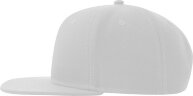 Бейсболка "SNAP BACK-S", 6 клиньев, пластиковая застежка, белый, универсальный