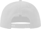 Бейсболка "SNAP BACK-S", 6 клиньев, пластиковая застежка, белый, универсальный