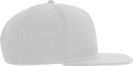 Бейсболка "SNAP BACK-S", 6 клиньев, пластиковая застежка, белый, универсальный