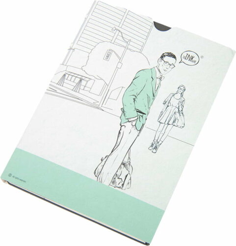 Бизнес-блокнот BIGGY, формат B5, в клетку, красный