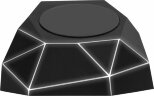 Док-станция Xoopar Geo Dock с быстрой беспроводной зарядкой, черный с белой подсветкой