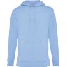 Худи Iqoniq Jasper из переработанного хлопка, унисекс, 340 г/м2, небесно-голубой, размер XS