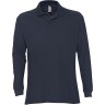 Рубашка поло STAR 170 с длинным рукавом, темно-синий, XL