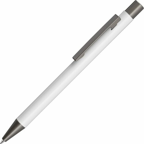 Ручка шариковая металлическая UMA Straight, белый
