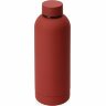 Вакуумная термобутылка Waterline Cask, soft touch, 500 мл, тубус, красный