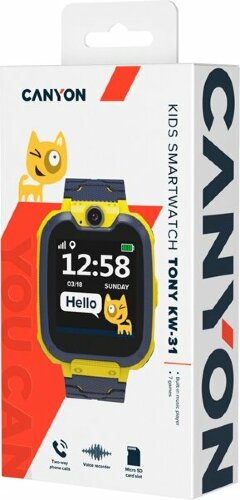 Детские часы CANYON Canyon Tommy KW-31, желто-серый