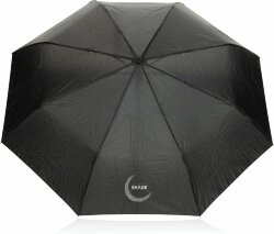 Автоматический зонт с карабином XD Collection Yara из rPET AWARE™, d54 см, черный