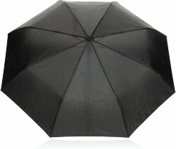 Автоматический зонт с карабином XD Collection Yara из rPET AWARE™, d54 см, черный