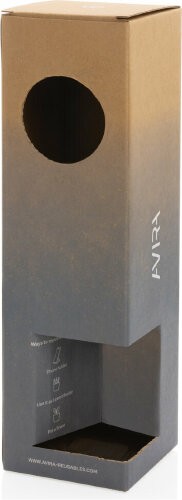 Термобутылка Avira Avior из переработанной нержавеющей стали RCS, 1 л