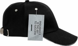 Бейсболка Hard Work Black со светоотражающим элементом