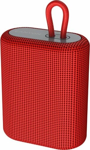 Портативная беспроводная колонка Canyon BSP-4.5W, 1200 мАч, красная