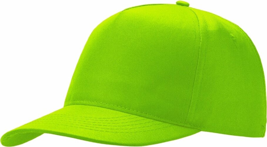 Бейсболка US Basic Poly 5-ти панельная 120 гр, зеленое яблоко