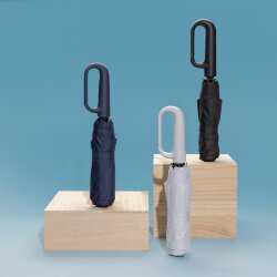 Автоматический зонт с карабином XD Collection Yara из rPET AWARE™, d54 см, бежевый