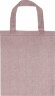 Pheebs, эко-сумка из переработанного хлопка, плотность 150 г/м2, heather maroon
