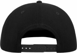 Бейсболка SNAP FIVE, 5 клиньев, пластиковая застежка, черный