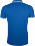 Поло мужское PASADENA MEN 200, синий, белый, S