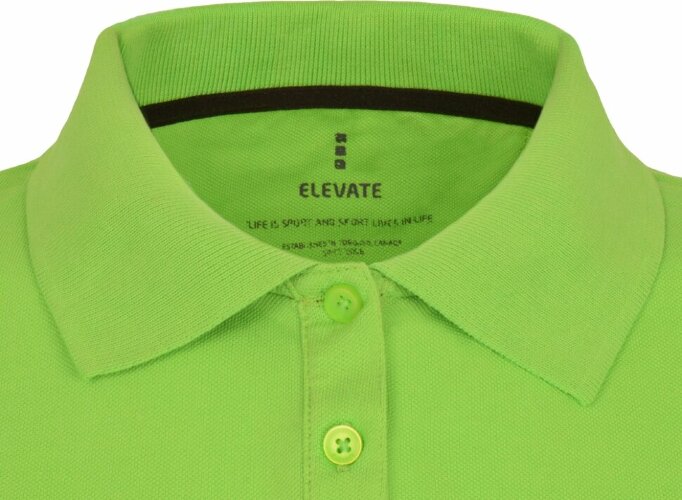 Женская футболка-поло Elevate Calgary с коротким рукавом, зеленое яблоко, размер XL (52)
