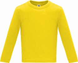 Футболка Roly Baby детская с длинным рукавом, желтый, размер 12m