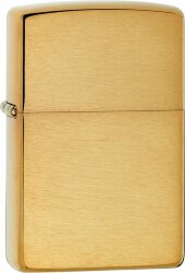 Зажигалка ZIPPO Armor™ с покрытием Brushed Brass, латунь/сталь, золотистая, матовая, 38x13x57 мм