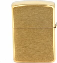 Зажигалка ZIPPO Armor™ с покрытием Brushed Brass, латунь/сталь, золотистая, матовая, 38x13x57 мм