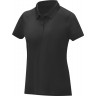 Женская стильная футболка поло с короткими рукавами Elevate Deimos, черный, размер XS (40)