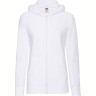 Толстовка женская без начеса LADIES LIGHTWEIGHT HOODED SWEAT 240, белый, S