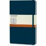 Записная книжка Moleskine Classic (в линейку) в твердой обложке, Large (13х21 см), сапфир