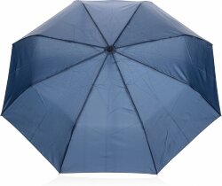 Автоматический зонт с карабином XD Collection Yara из rPET AWARE™, d54 см, темно-синий