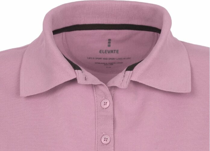 Женская футболка-поло Elevate Calgary с коротким рукавом, light pink, размер L (48-50)
