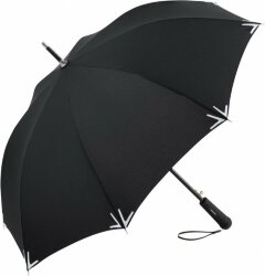 Зонт-трость FARE Safebrella с фонариком и светоотражающими элементами, черный