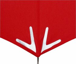Зонт-трость FARE Safebrella с фонариком и светоотражающими элементами, черный