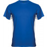 Спортивная футболка Roly Tokyo мужская, королевский синий/белый, размер L (50)