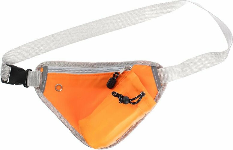 Сумка поясная с отделением для бутылки Waterun, оранжевая