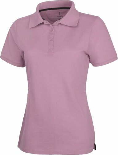 Женская футболка-поло Elevate Calgary с коротким рукавом, light pink, размер XL (50-52)