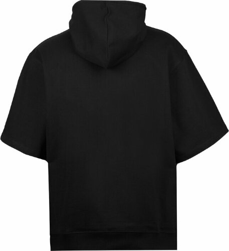 Толстовка с капюшоном US Basic, короткий рукав, черный, размер XL-2XL (52-56)