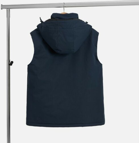 Жилет унисекс Sfera, темно-синий, 4XL