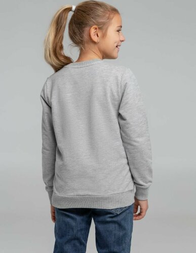 Свитшот детский Toima Kids, серый меланж, 14 лет