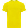  Футболка Roly Monaco унисекс, желтый, размер L (50)