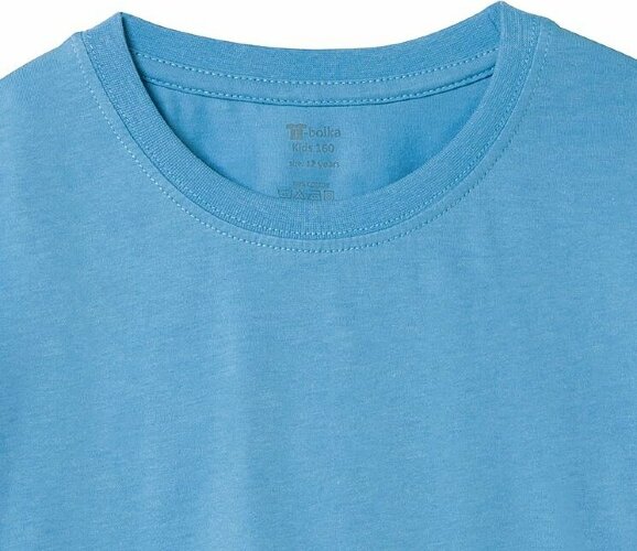 Футболка детская T-Bolka Kids, голубая, 6 лет
