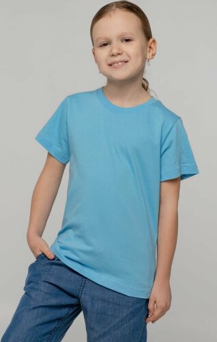 Футболка детская T-Bolka Kids, голубая, 6 лет