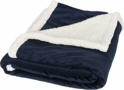 Плед Field&amp;CO Lauren, темно-синий/белый