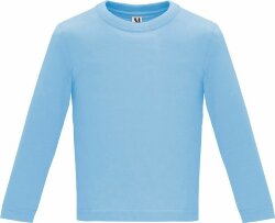 Футболка Roly Baby детская с длинным рукавом, небесно-голубой, размер 6m