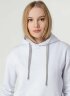 Толстовка с капюшоном Unit Kirenga Heavy, белая, 3XL