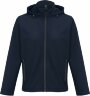 Куртка софтшелл с капюшоном мужская Race Men, темно-синяя, 3XL