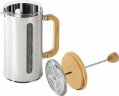 Френч-пресс в стальном корпусе и ручкой из бамбука Eat & Bite Select Coffee break, 1000 мл