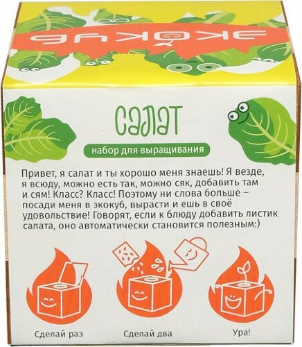 Набор для выращивания Экокуб Magicme Салат