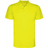 Рубашка поло Roly Monzha мужская, неоновый желтый, размер S (46)