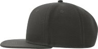 Бейсболка "SNAP BACK-S", 6 клиньев, пластиковая застежка, темно-серый, универсальный
