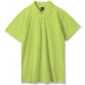 Рубашка поло мужская Sol's Summer 170, зеленое яблоко, размер XS